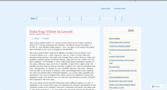 Desktop Screenshot of dahnyogavoice.com